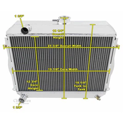 کارخانه سازنده قطعات خنک کننده خودرو رادیاتور خودرو تمام آلومینیومی برای تویوتا کرولا